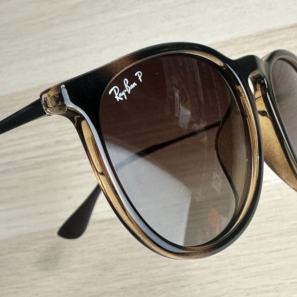 Ray-Ban ERIKA RB4171 Turquoise Women's Polarized Sunglasses 54mm Lenses - Picture 5 of 7